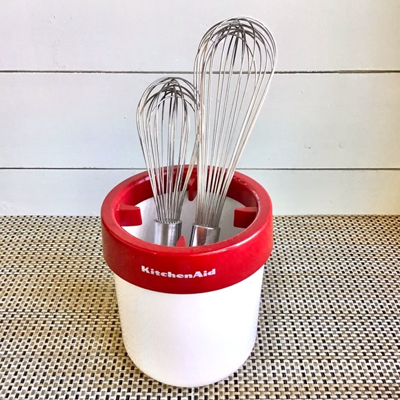 KitchenAid Kitchen Kitchenaid Heavy Ceramic Utensil Holder Crock